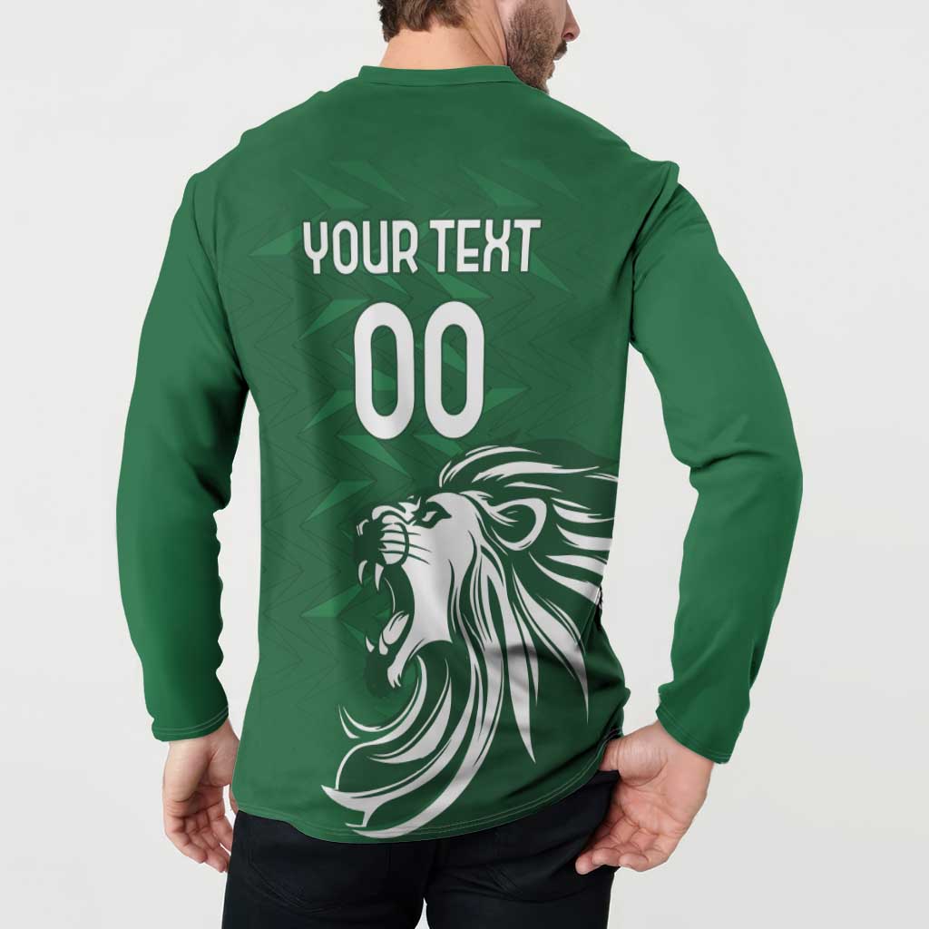 Custom Guernsey Football Button Sweatshirt Go Champions