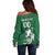 Custom Guernsey Football Off Shoulder Sweater Go Champions