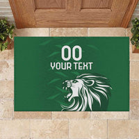 Custom Guernsey Football Rubber Doormat Go Champions