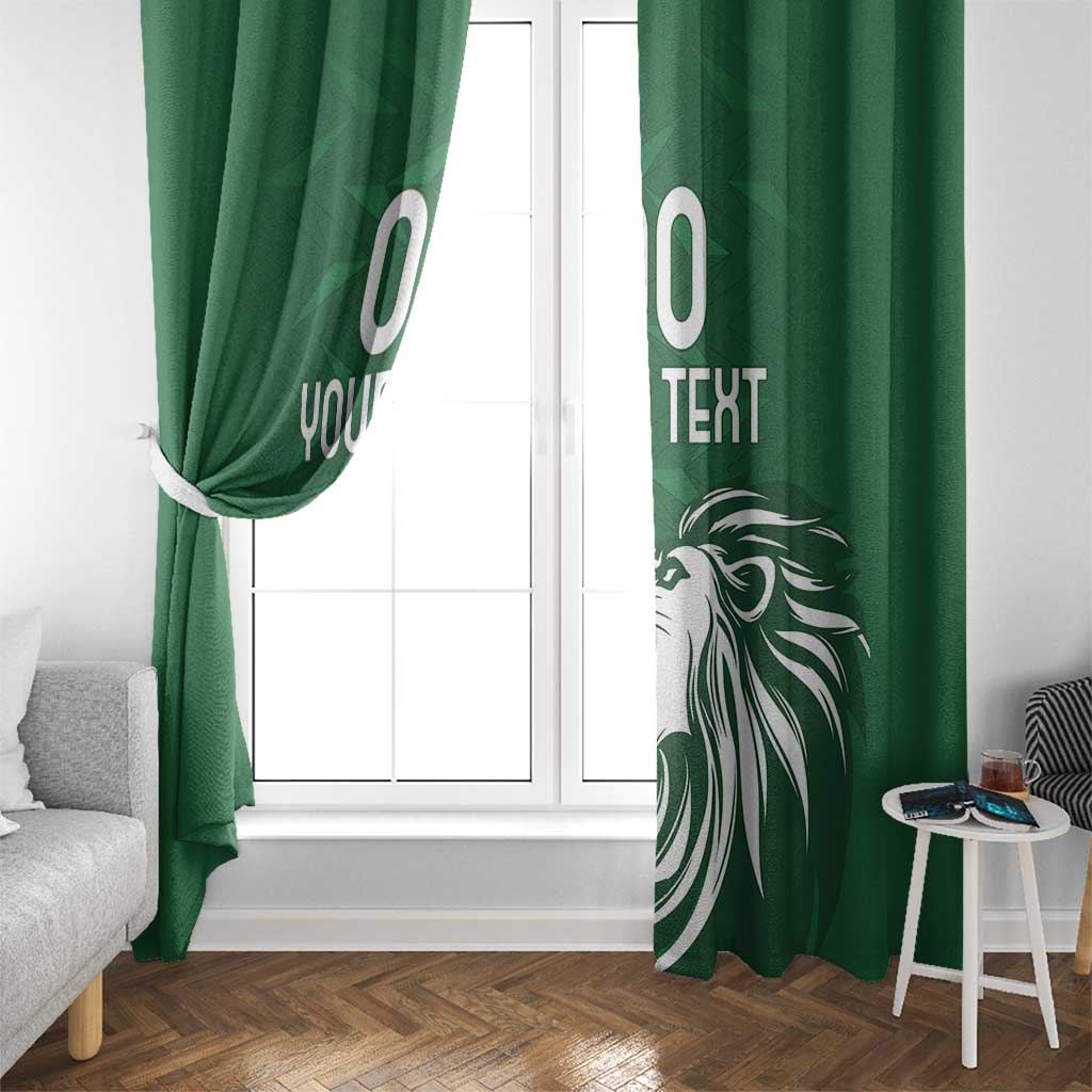 Custom Guernsey Football Window Curtain Go Champions