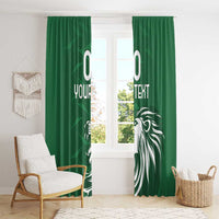 Custom Guernsey Football Window Curtain Go Champions