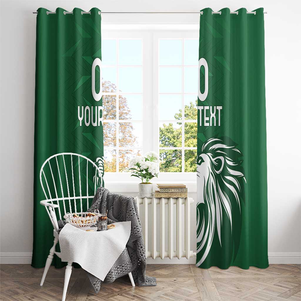 Custom Guernsey Football Window Curtain Go Champions