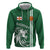 Custom Guernsey Football Zip Hoodie Go Champions