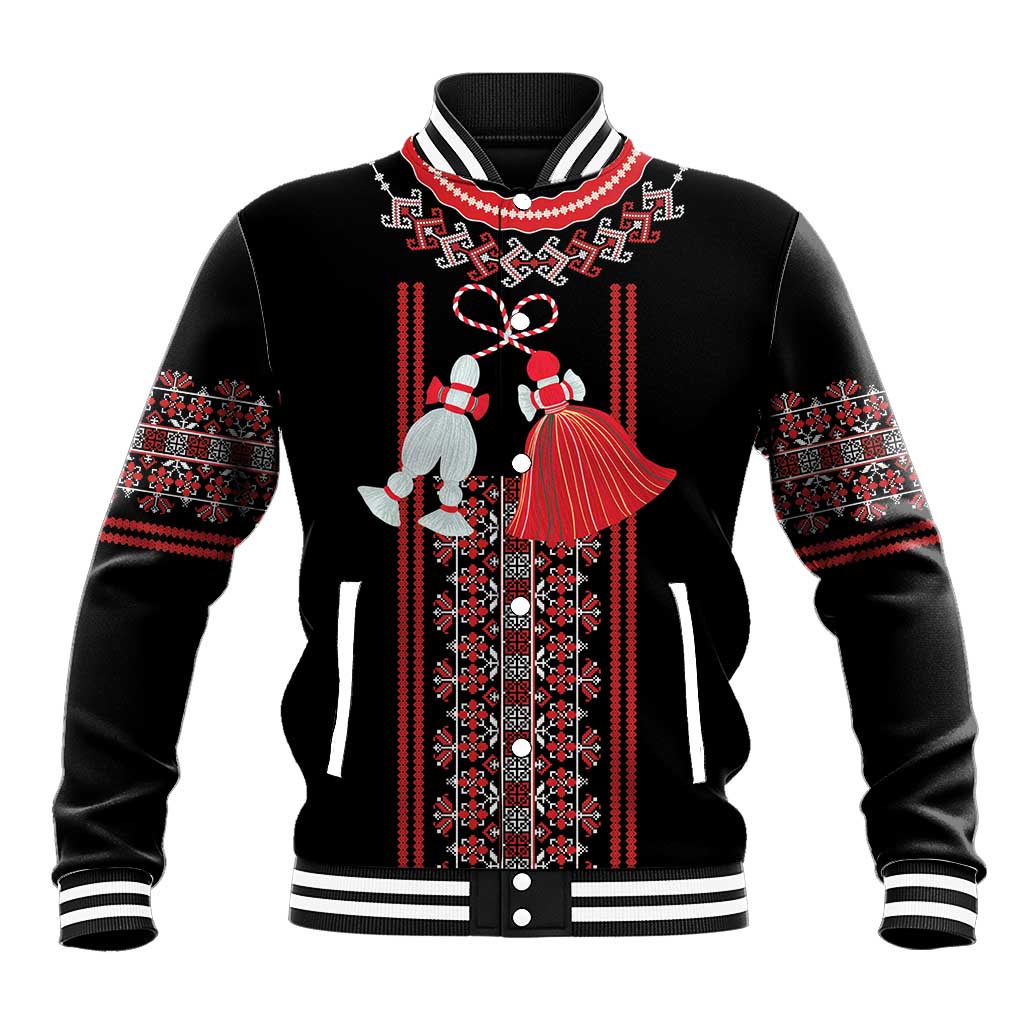 Traditional Spring Martisor Day Baseball Jacket Romanian Embroidery Patterns