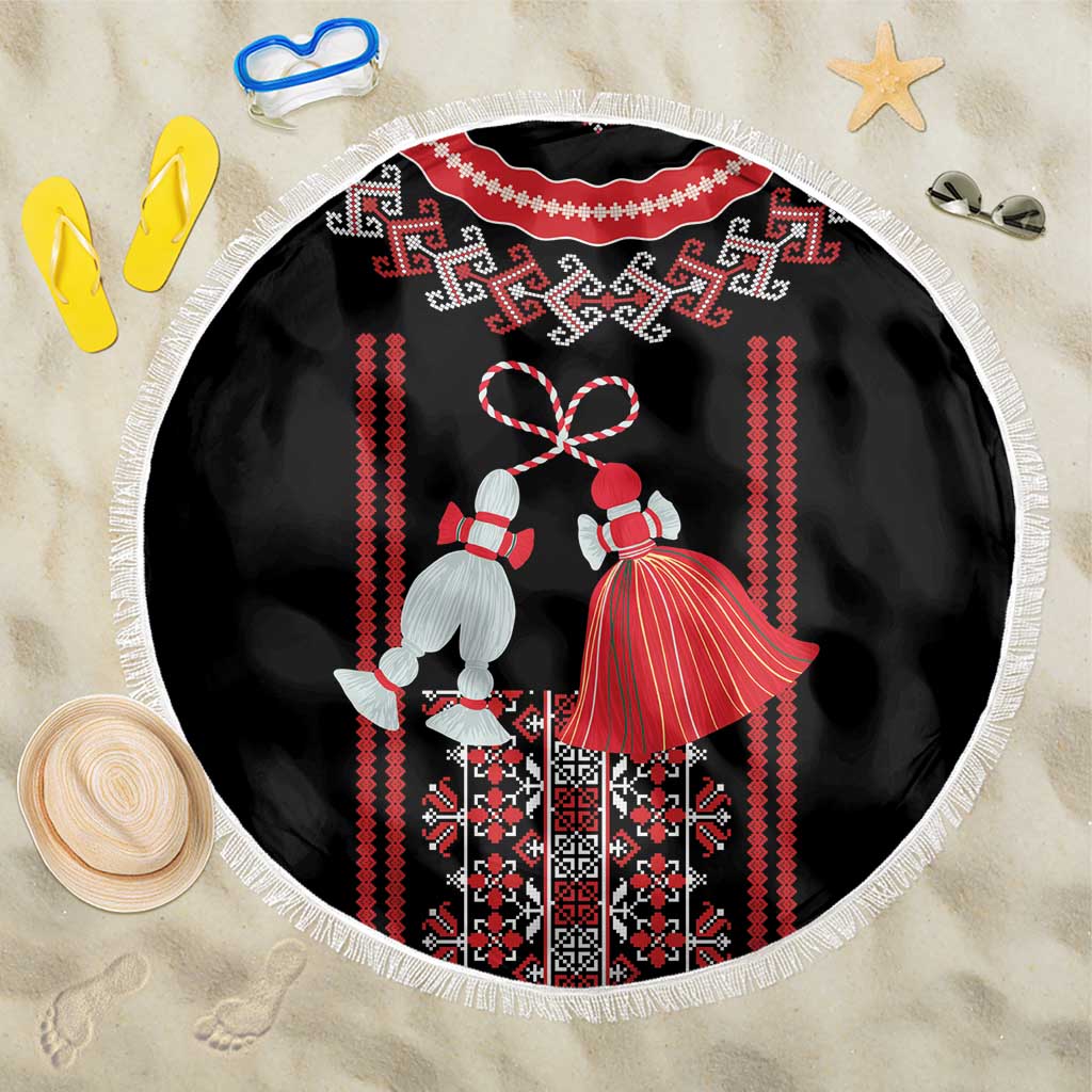 Traditional Spring Martisor Day Beach Blanket Romanian Embroidery Patterns