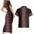 Traditional Spring Martisor Day Couples Matching Short Sleeve Bodycon Dress and Hawaiian Shirt Romanian Embroidery Patterns