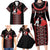 Traditional Spring Martisor Day Family Matching Long Sleeve Bodycon Dress and Hawaiian Shirt Romanian Embroidery Patterns