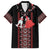 Traditional Spring Martisor Day Family Matching Off Shoulder Maxi Dress and Hawaiian Shirt Romanian Embroidery Patterns