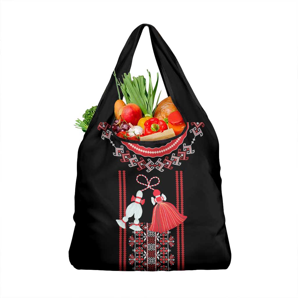 Traditional Spring Martisor Day Grocery Bag Romanian Embroidery Patterns