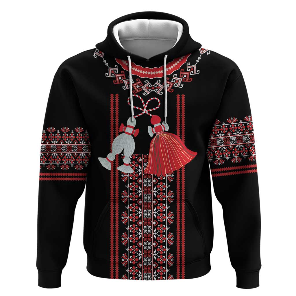 Traditional Spring Martisor Day Hoodie Romanian Embroidery Patterns