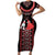 Traditional Spring Martisor Day Short Sleeve Bodycon Dress Romanian Embroidery Patterns