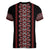 Traditional Spring Martisor Day Women V-Neck T-Shirt Romanian Embroidery Patterns