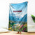 Slovenia Blanket Mount Triglav With Map