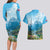 Slovenia Couples Matching Long Sleeve Bodycon Dress and Hawaiian Shirt Mount Triglav With Map