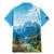 Slovenia Family Matching Mermaid Dress and Hawaiian Shirt Mount Triglav With Map