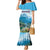 Slovenia Family Matching Mermaid Dress and Hawaiian Shirt Mount Triglav With Map