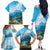 Slovenia Family Matching Off The Shoulder Long Sleeve Dress and Hawaiian Shirt Mount Triglav With Map