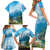 Slovenia Family Matching Short Sleeve Bodycon Dress and Hawaiian Shirt Mount Triglav With Map