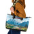 Slovenia Leather Tote Bag Mount Triglav With Map