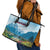 Slovenia Leather Tote Bag Mount Triglav With Map