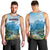 Slovenia Men Tank Top Mount Triglav With Map