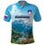 Slovenia Polo Shirt Mount Triglav With Map