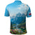 Slovenia Polo Shirt Mount Triglav With Map