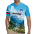 Slovenia Rugby Jersey Mount Triglav With Map