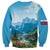 Slovenia Sweatshirt Mount Triglav With Map