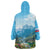 Slovenia Wearable Blanket Hoodie Mount Triglav With Map