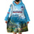 Slovenia Wearable Blanket Hoodie Mount Triglav With Map