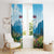 Slovenia Window Curtain Mount Triglav With Map