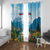 Slovenia Window Curtain Mount Triglav With Map