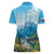 Slovenia Women Polo Shirt Mount Triglav With Map