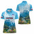 Slovenia Women Polo Shirt Mount Triglav With Map