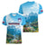 Slovenia Women V-Neck T-Shirt Mount Triglav With Map