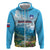 Slovenia Zip Hoodie Mount Triglav With Map