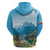 Slovenia Zip Hoodie Mount Triglav With Map