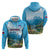 Slovenia Zip Hoodie Mount Triglav With Map