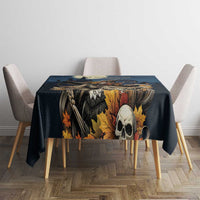 Happy Walpurgis Night Tablecloth Skull Witch Spooky Style