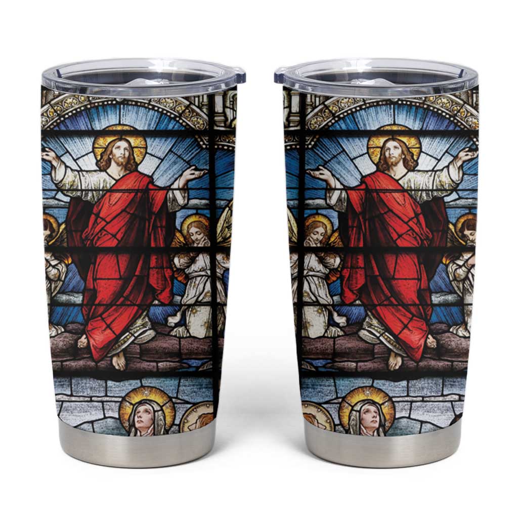 Happy Ascension Day Tumbler Cup Ascension Of Jesus Christ Stained Glass Windows