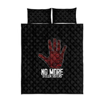 MMIW Awareness Day Quilt Bed Set No More Stolen Sisters