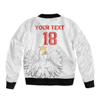 Custom Poland Football Bomber Jacket Bialo-Czerwoni Go Champion