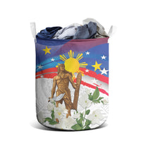 Philippines Flag Day Laundry Basket Lapu-Lapu Warrior Heritage Art