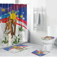 Philippines Flag Day Bathroom Set Lapu-Lapu Warrior Heritage Art