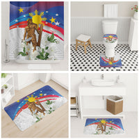 Philippines Flag Day Bathroom Set Lapu-Lapu Warrior Heritage Art