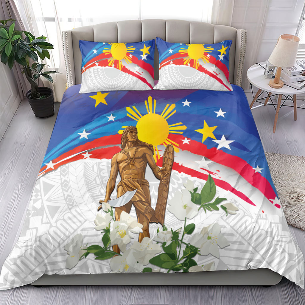Philippines Flag Day Bedding Set Lapu-Lapu Warrior Heritage Art