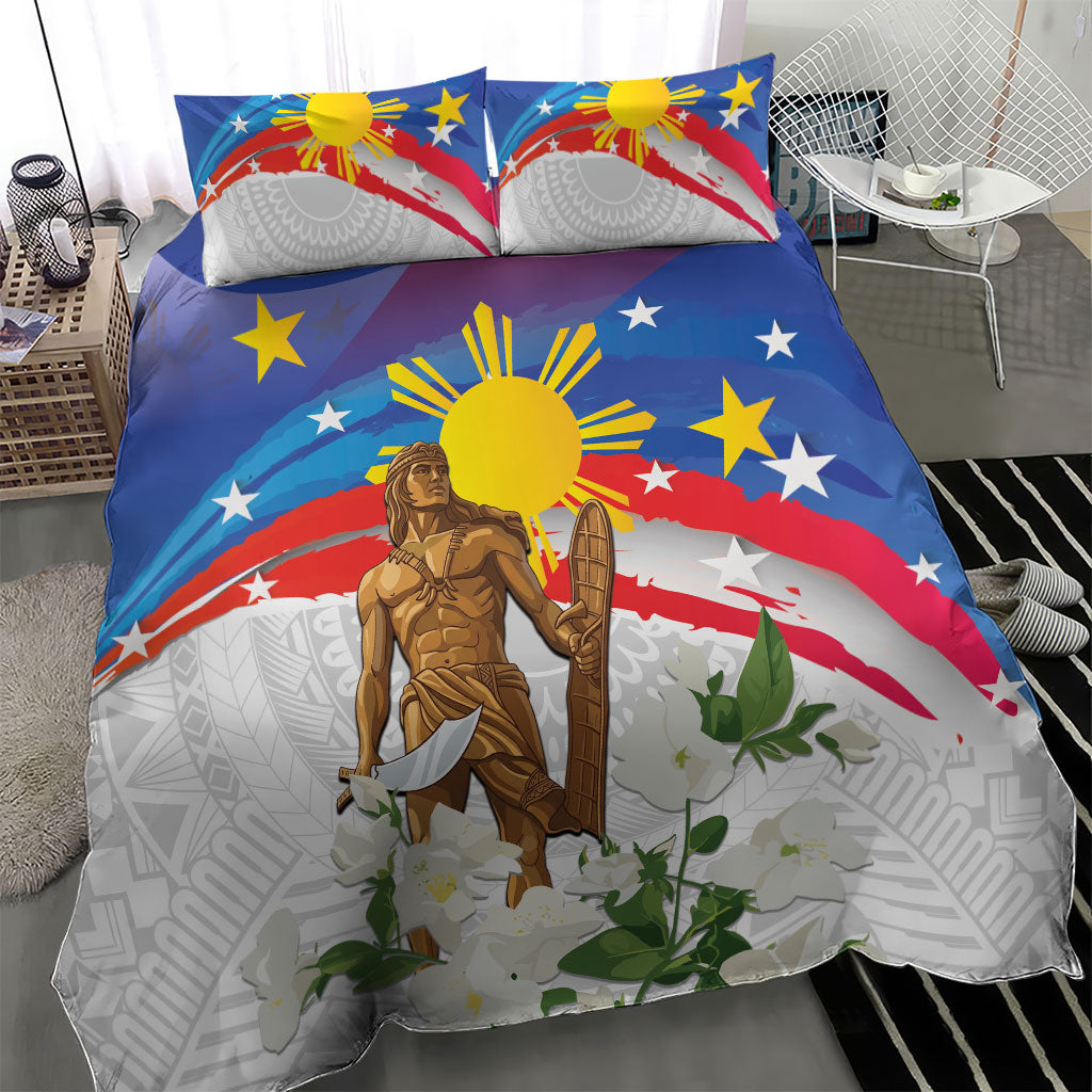Philippines Flag Day Bedding Set Lapu-Lapu Warrior Heritage Art