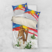 Philippines Flag Day Bedding Set Lapu-Lapu Warrior Heritage Art