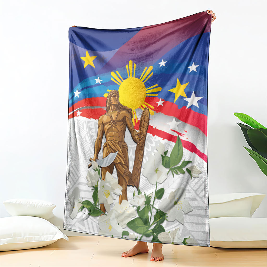 Philippines Flag Day Blanket Lapu-Lapu Warrior Heritage Art